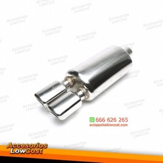 Silenciador trasero deportivo TA Technix de acero