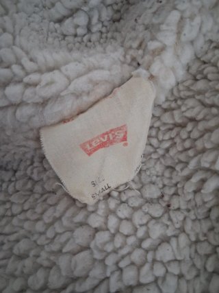 Giubbotto Levi's fodera in pile Taglia S Vintage anni '90