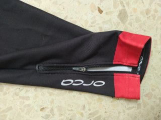 Perneras ciclismo Orbea negras y rojas talla xxl