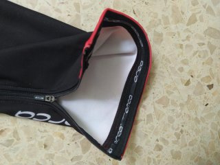 Perneras ciclismo Orbea negras y rojas talla xxl