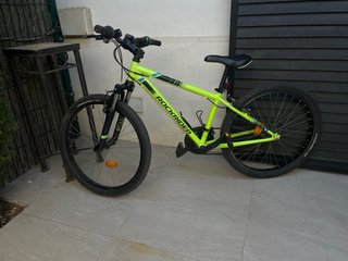 Bicicleta Rockrider infantil verde