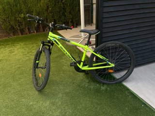 Bicicleta Rockrider infantil verde