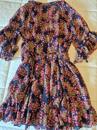 Vestido Sfera Talla L floral