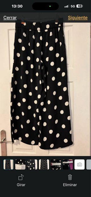 Pantalón lunares mujer