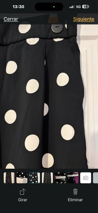 Pantalón lunares mujer