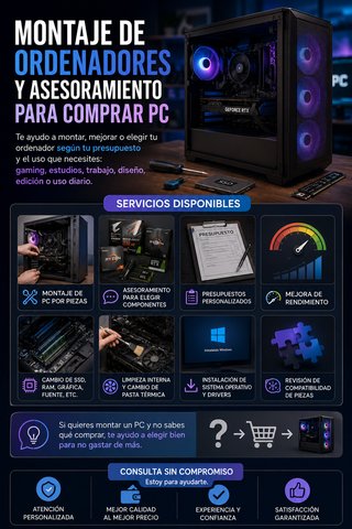 Montaje de ordenadores y servicio informático
