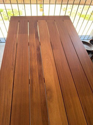 Mesa comedor exterior iroko 180cm