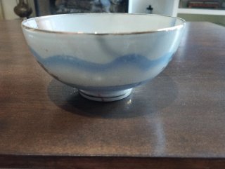 Bol porcelana japonés cáscara de huevo