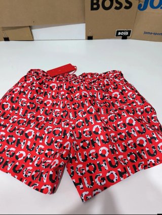 Bañador Hugo Boss Rojo Estampado