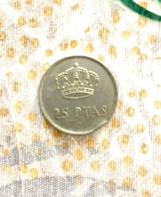 Lote de monedas antiguas de pesetas