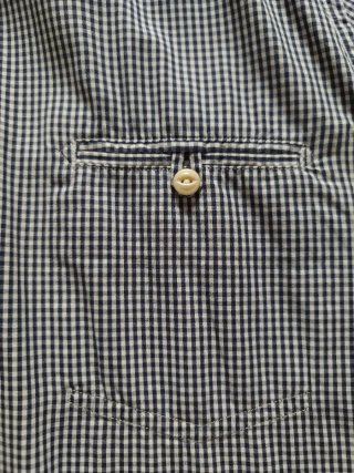 Camisa Chevignon Cuadros Azul y Blanca Talla M