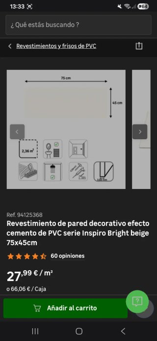 Revestimiento PVC efecto cemento Inspiro