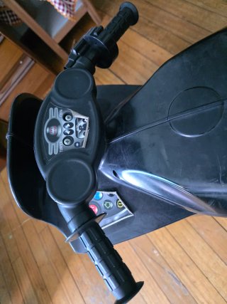Moto Eléctrica Infantil Negra