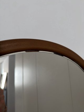 Espejo de pie de madera