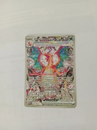 Carta Pokémon Charizard EX Teracristal