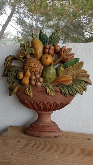 Decoración Frutas Resina Colgante