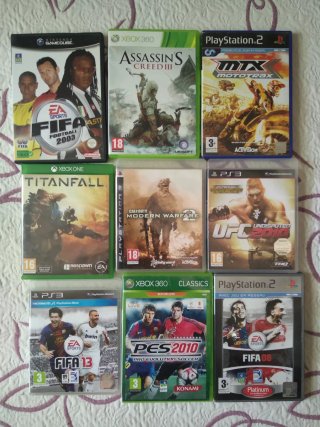 Lote Videojuegos PS3, Xbox, PS2 NO comprar por 1€