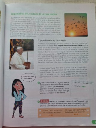 Revuela Religión católica, 5 primaria. Edén