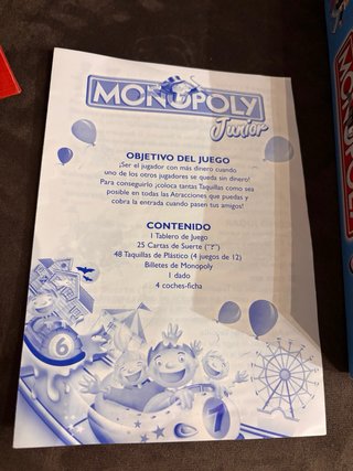 Monopoly Junior Juego de Mesa