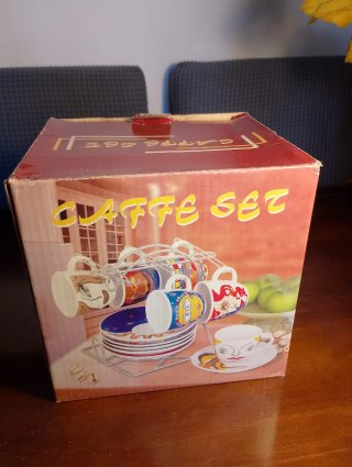 Set 6 Tazas Pequeñas Porcelana