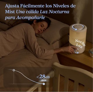Humidificador Levoit 3L BPA Free Blanco. NUEVO