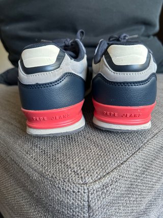 Zapatillas Pepe Jeans niño azul y rojo