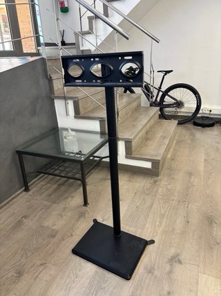 Soporte de suelo para TV negro