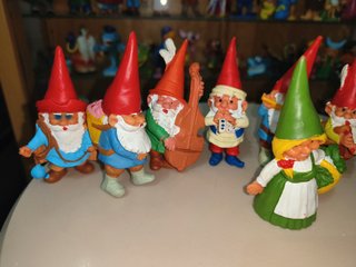 Lote 16 figuras goma pvc Gnomos star toys años 80