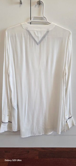 Blusa Tommy Hilfiger Blanca Talla 34