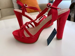 Sandalias Rojas