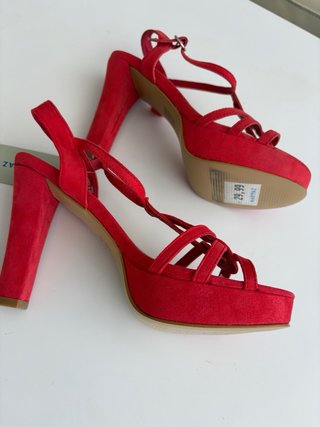 Sandalias Rojas