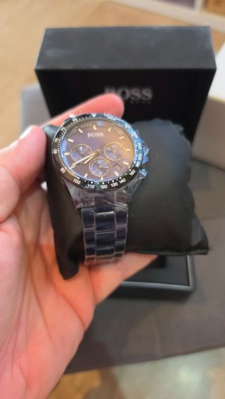 Reloj Hugo Boss Azul Cronógrafo Nuevo