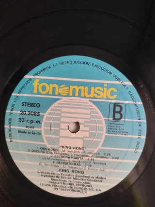 Vinilo LP King Kong
