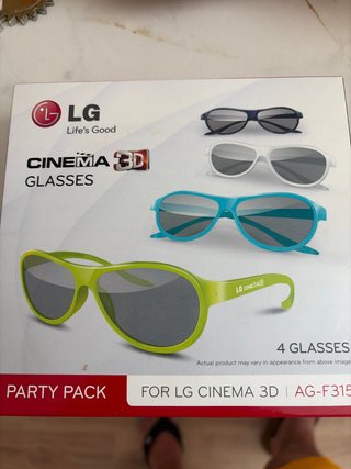 LG CINEMA 3D Gafas Party Pack (4 uds)