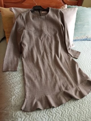 VESTIDO ZARA CUADROS