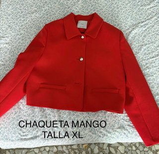 Chaqueta Mango Roja Talla XL
