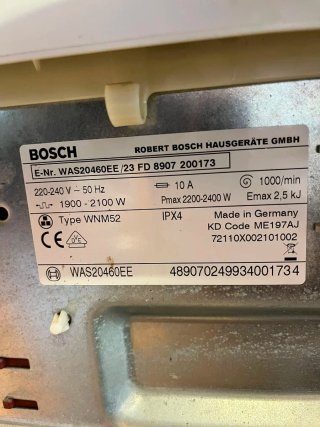 Lavadora BOSCH Logixx 8 Sensitive