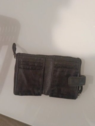 Billetera Biba pequeña piel negra