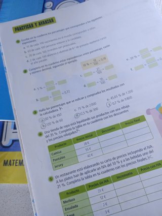 Matemáticas 6, Tercer Ciclo Primaria, Edelvives...
