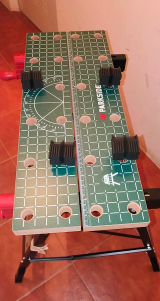 Mesa de bricolaje plegable Parkside Lidl