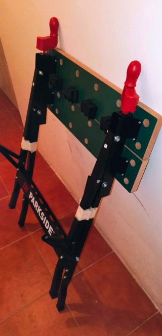 Mesa de bricolaje plegable Parkside Lidl