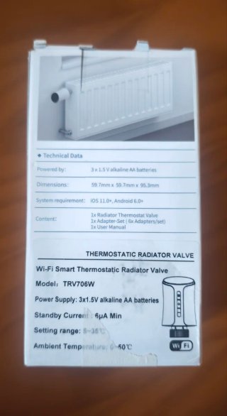 Válvula Termostática Inteligente WiFi Radiador