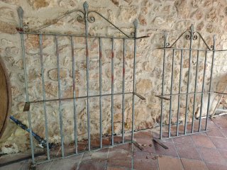 Rejas de hierro macizo para ventanas