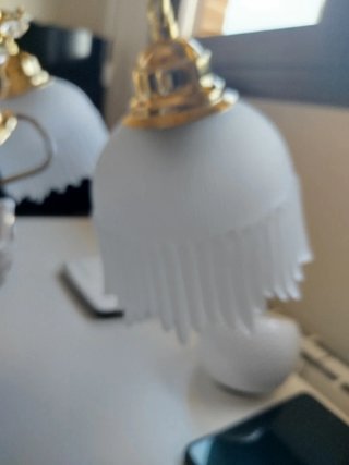 Lámpara de techo cerámica y cristal