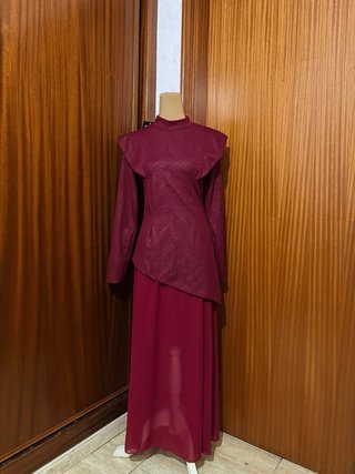 Vestido Granate Fiesta