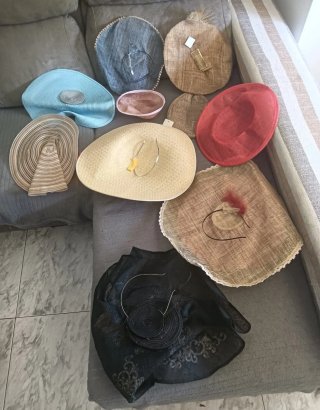 Colección Pamelas y Tocados Tallas: M, L, XL