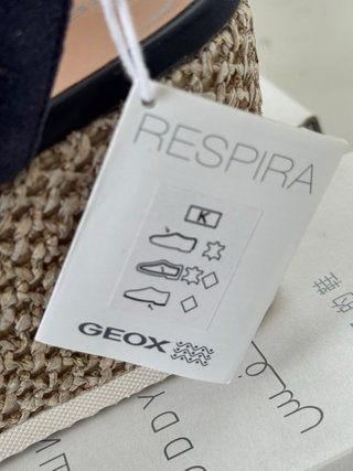 Sandalias GEOX de piel azules nuevas. Talla 41