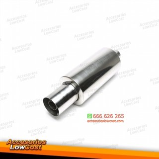 Silenciador trasero deportivo de acero inoxidable