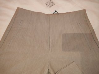 Pantaloni Stradivarius vita alta beige