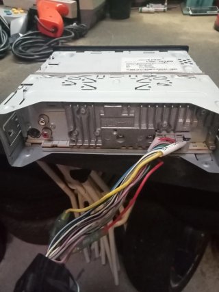 Radio CD Alpine CDE-120RR 1 DIN MP3 USB entrada au